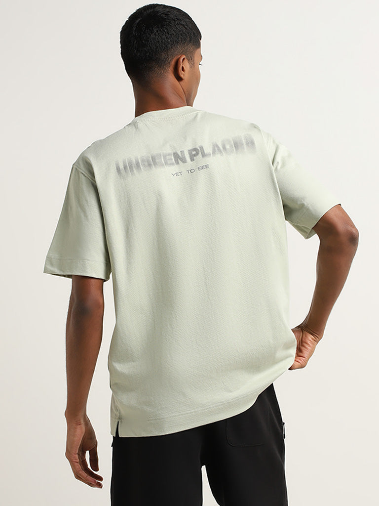 Studiofit Sage Abstract Relaxed Fit T-Shirt