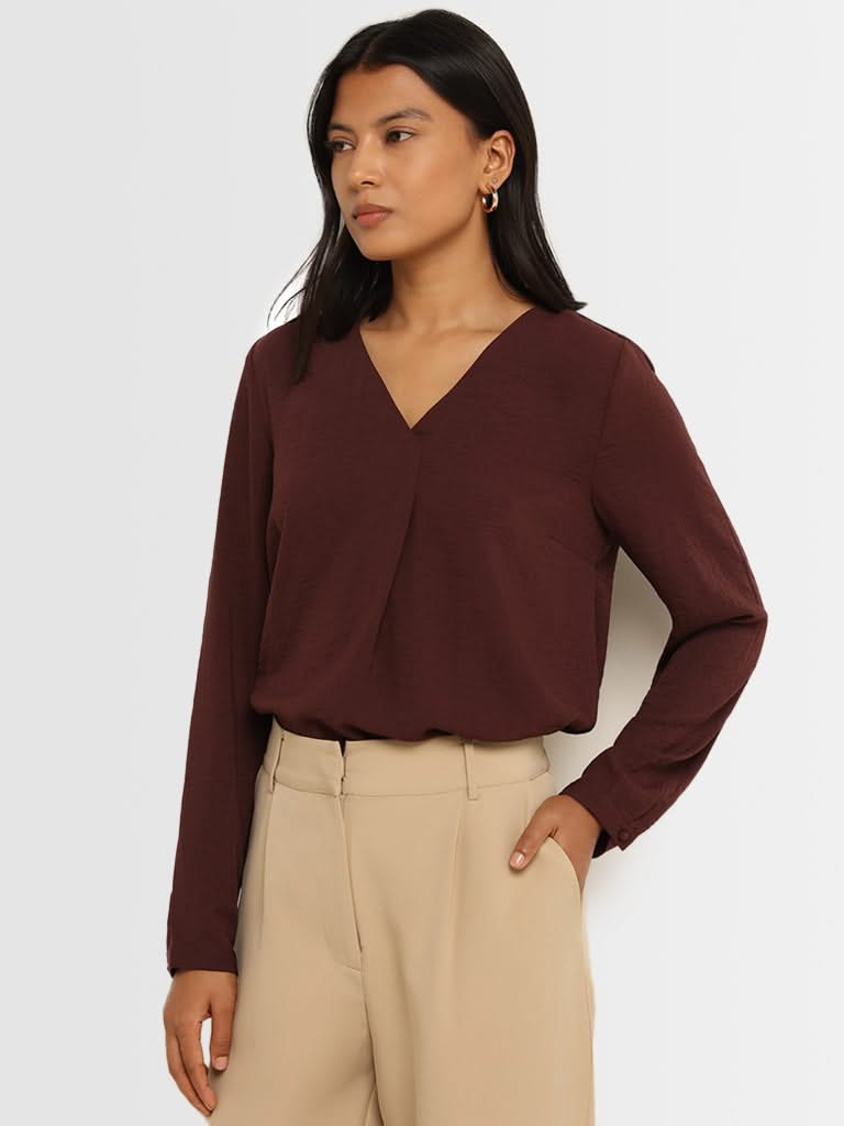 Wardrobe Brown Solid Top