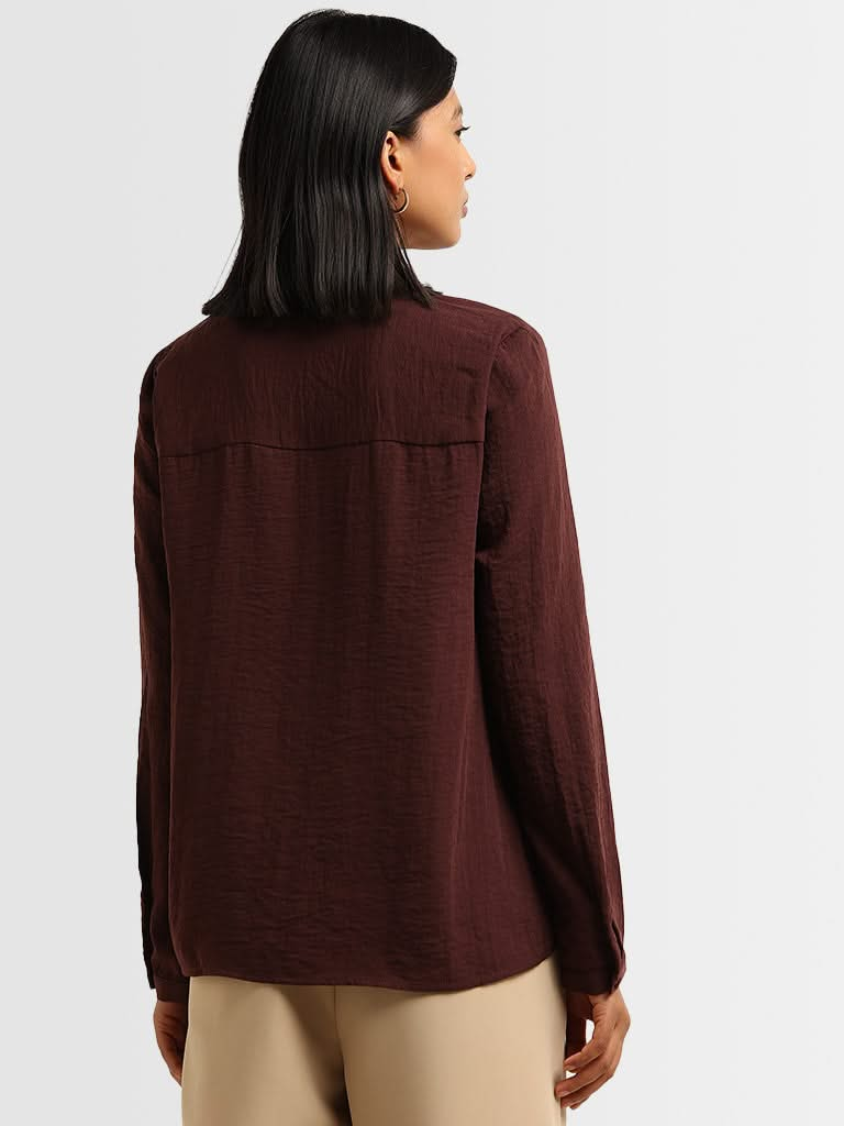 Wardrobe Brown Solid Top