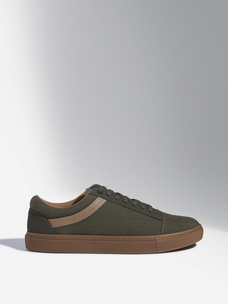 SOLEPLAY Olive Lace-Up Canvas Shoes