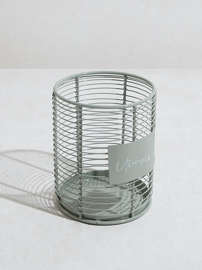 Westside Home Mint Utensil Holder