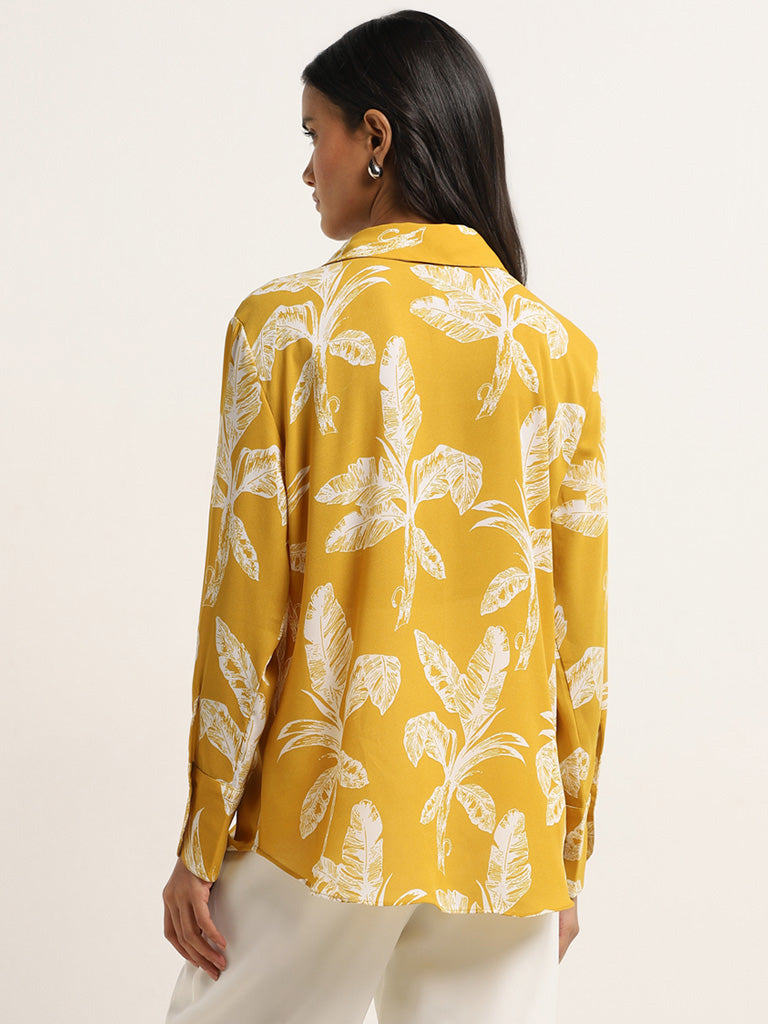 Wardrobe Yellow Printed Shirt