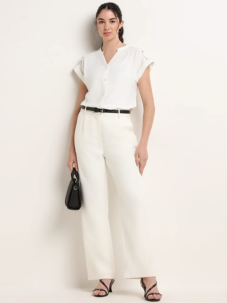 Wardrobe Solid White Top