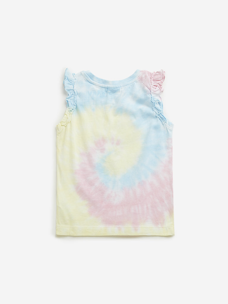 HOP Kids Multicolour Tie-Dye Top