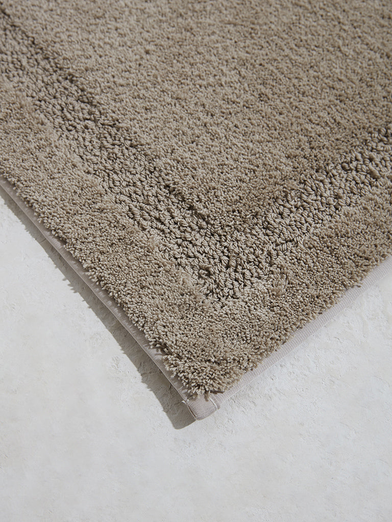 Westside Home Taupe Marshmellow Bath Mat