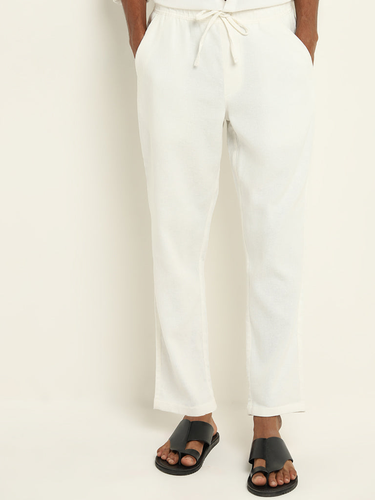 ETA Off-White Relaxed-Fit Mid-Rise Cotton Chinos