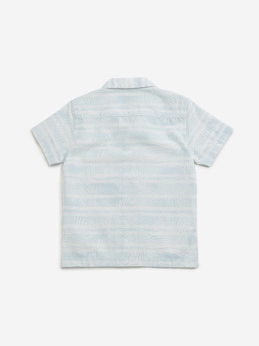 HOP Kids Light Blue Stripe Pattern Shirt