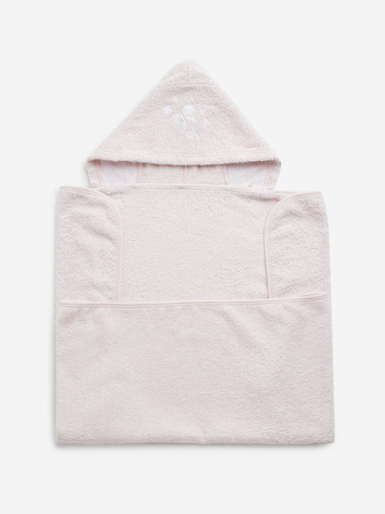 HOP Baby Pink Cotton Hooded Towel