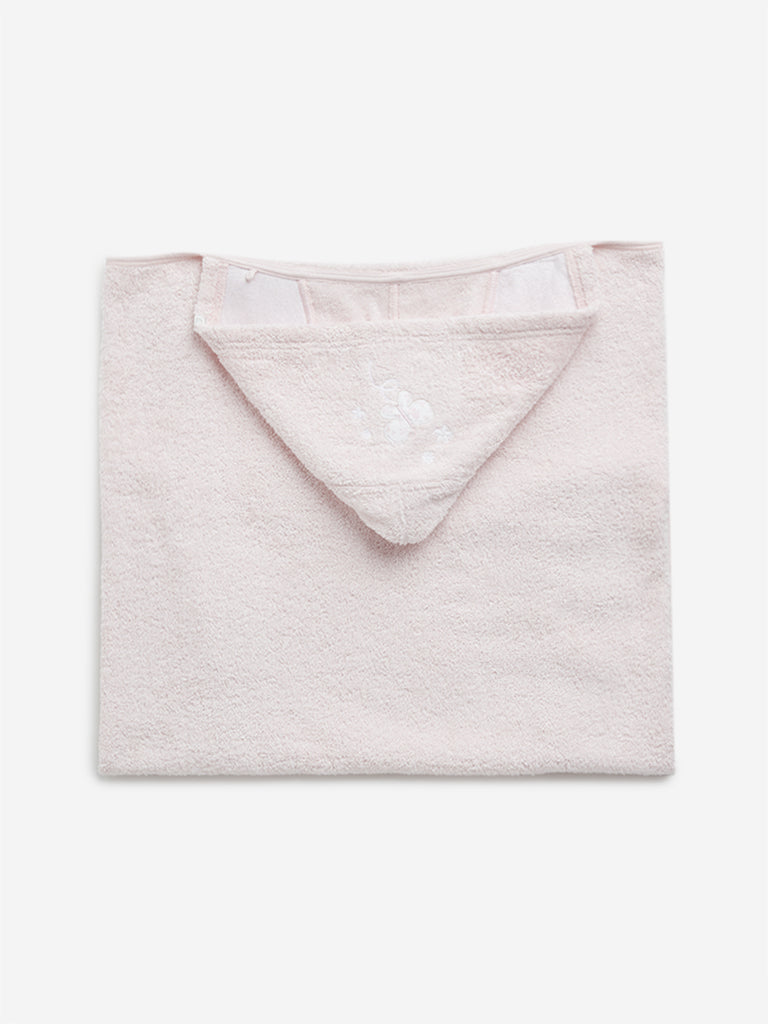 HOP Baby Pink Cotton Hooded Towel