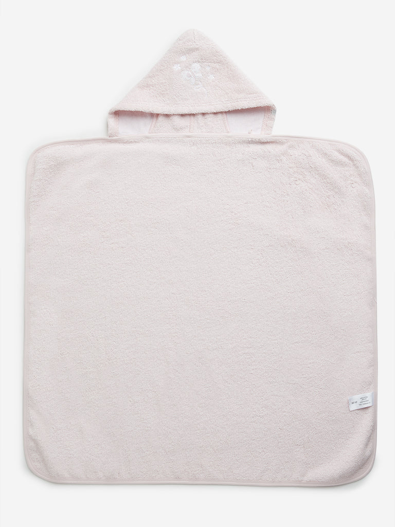 HOP Baby Pink Cotton Hooded Towel