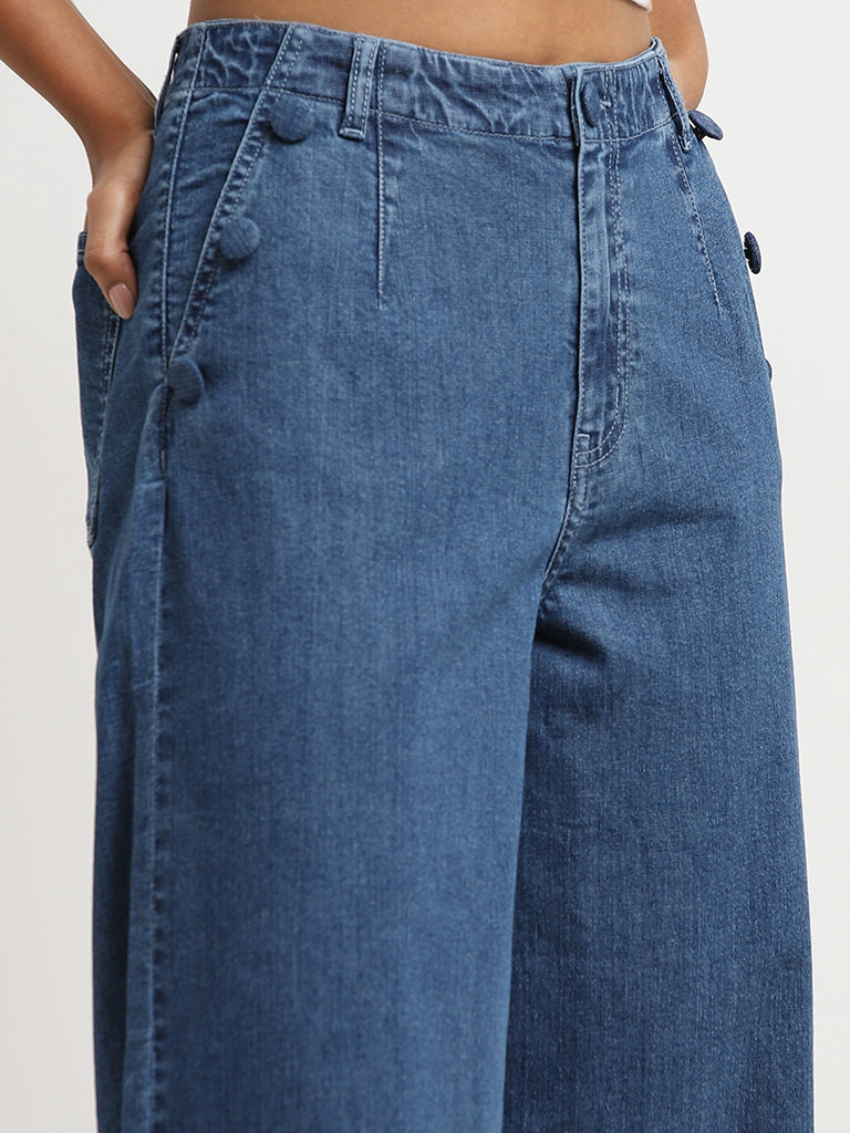 LOV Blue Straight - Fit High - Rise Jeans