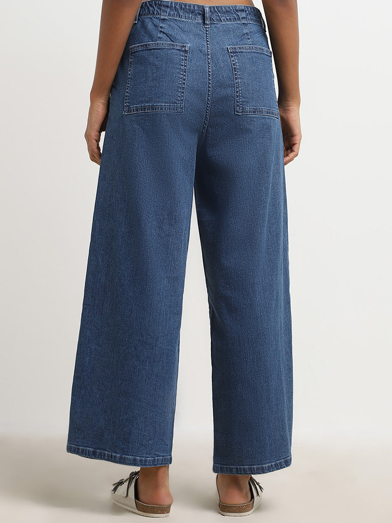 LOV Blue Straight - Fit High - Rise Jeans