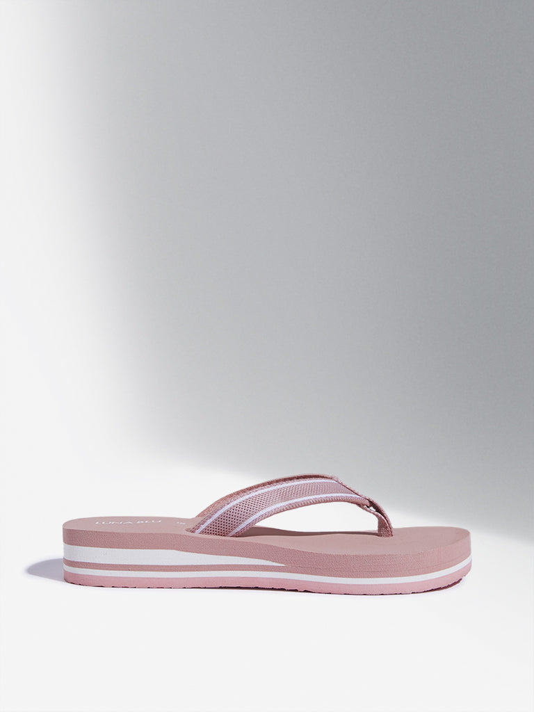 LUNA BLU Pink Comfort Flip-Flop