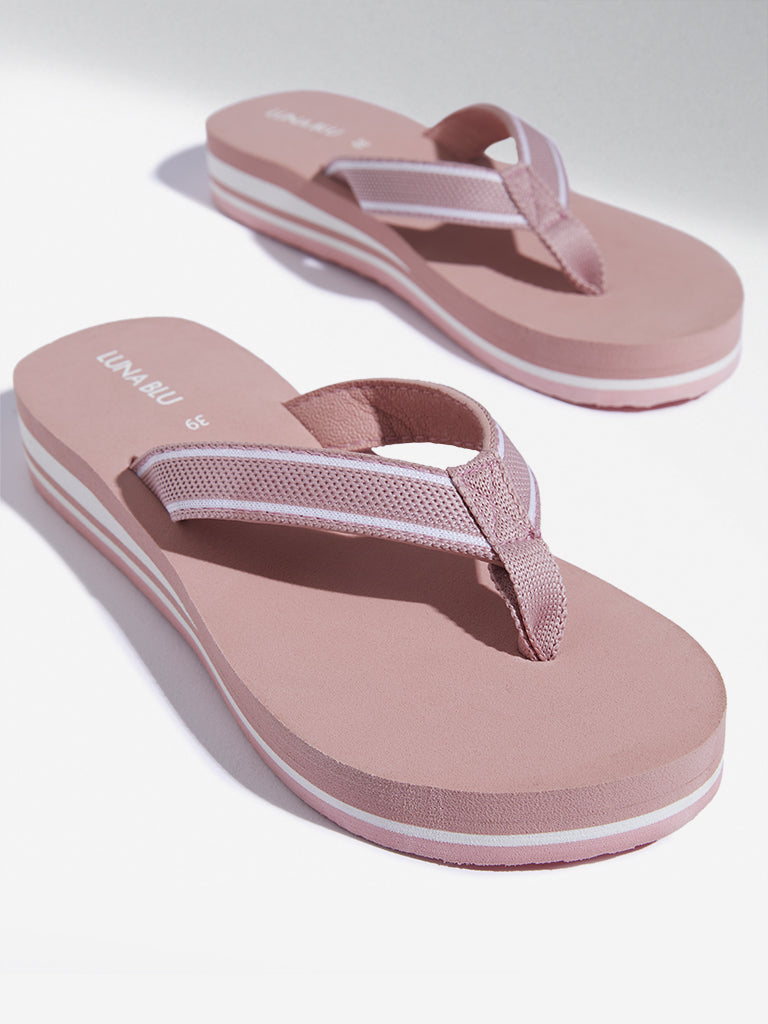 LUNA BLU Pink Comfort Flip-Flop