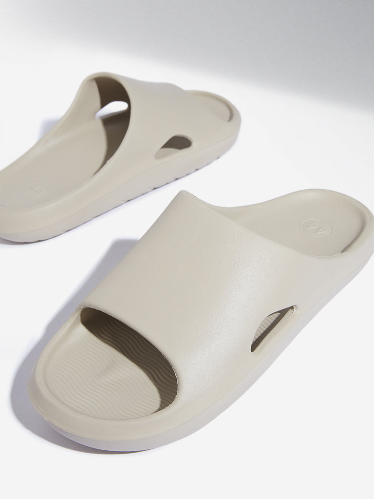 SOLEPLAY Beige Solid Pool Slides