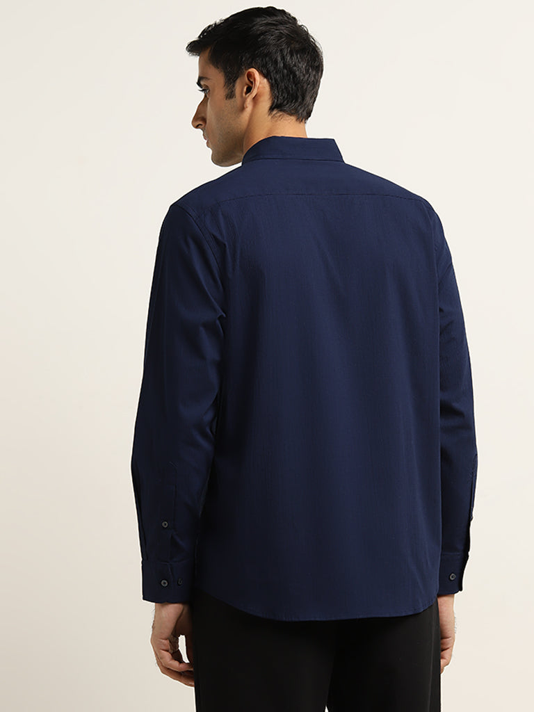 Ascot Blue Relaxed-Fit Shirt