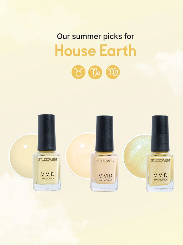 Studiowest Yellow Vivid Shimmer Y03 Nail Colour - 9 ML