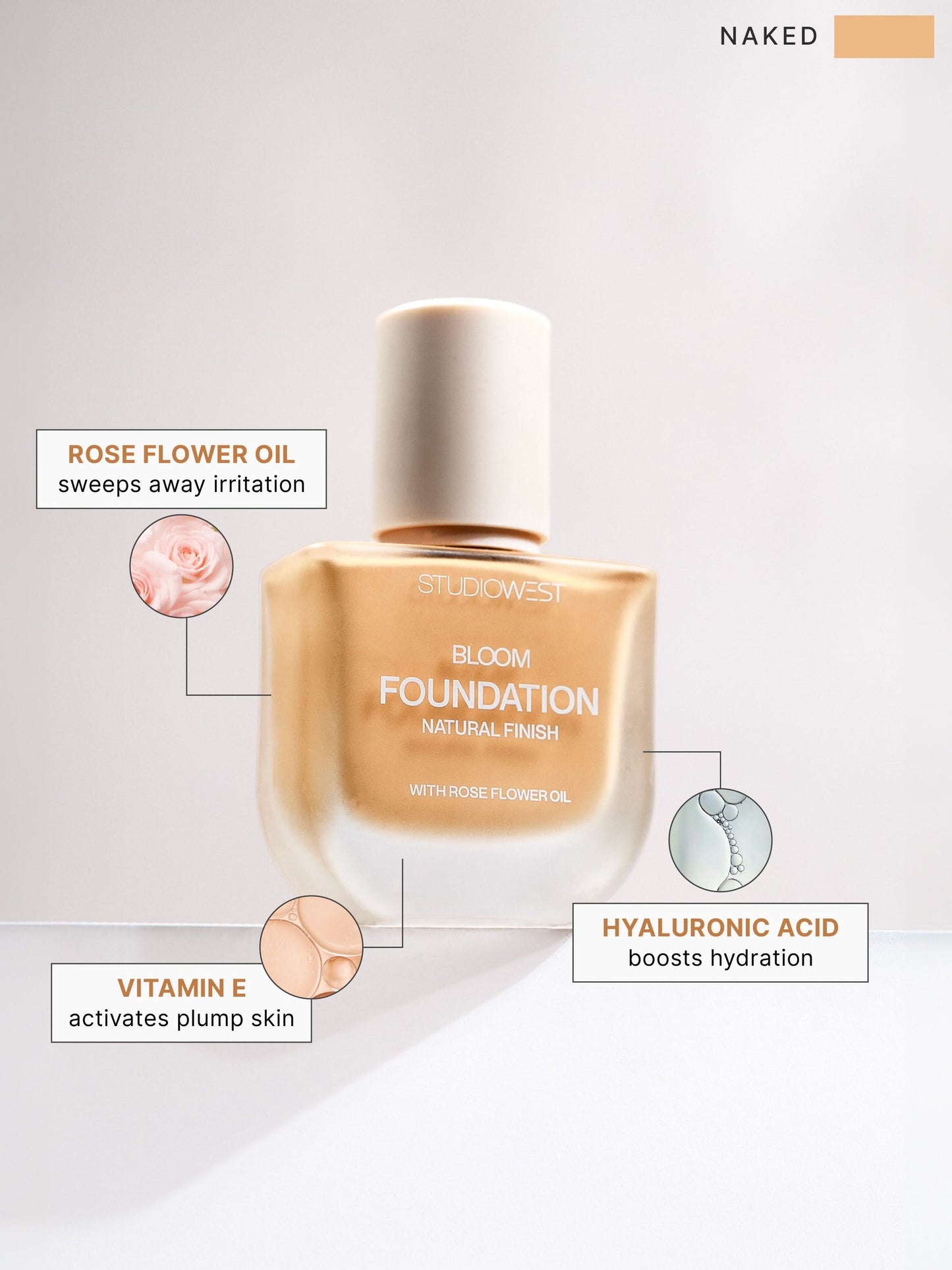 Studiowest Bloom 04 Naked Foundation - 38 ML