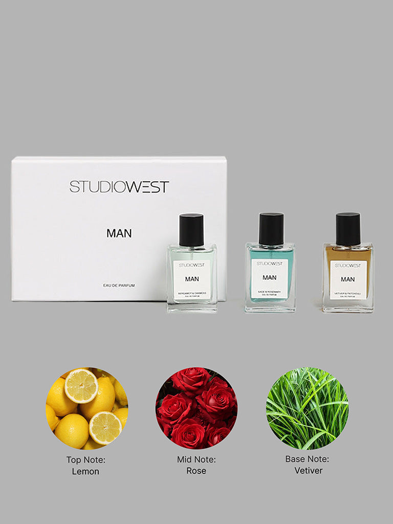 Studiowest Eau De Parfum Pack of 3, 30ml Each