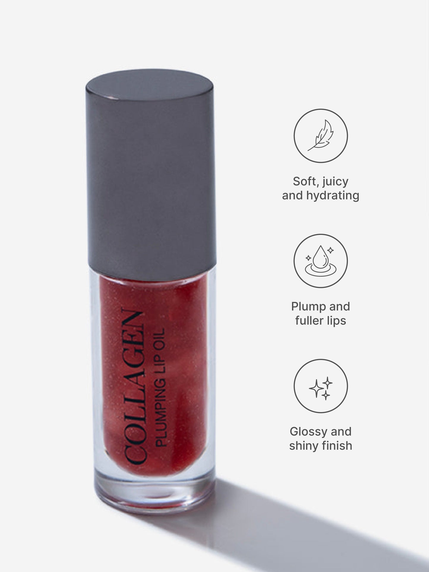 Studiowest Red Cherry Drop Collagen Plumping Lip Oil - 5.5ml