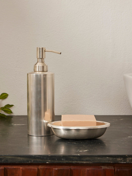 Westside Home Silver Soap Dispenser