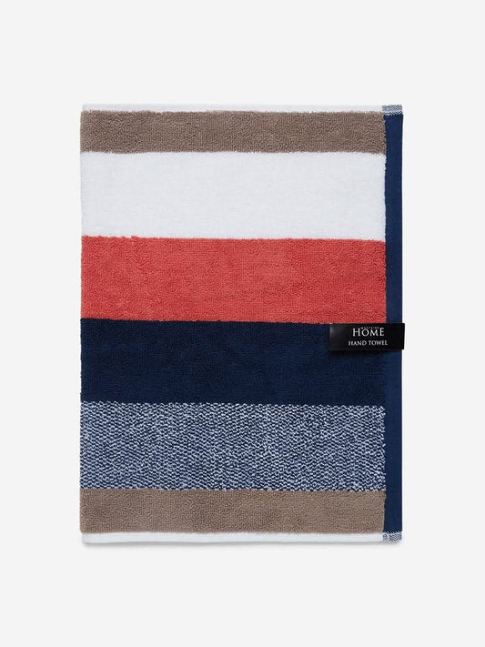 Westside Home Multicolour Striped 500 GSM Hand Towel