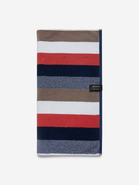 Westside Home Multicolour Striped 500 GSM Bath Towel