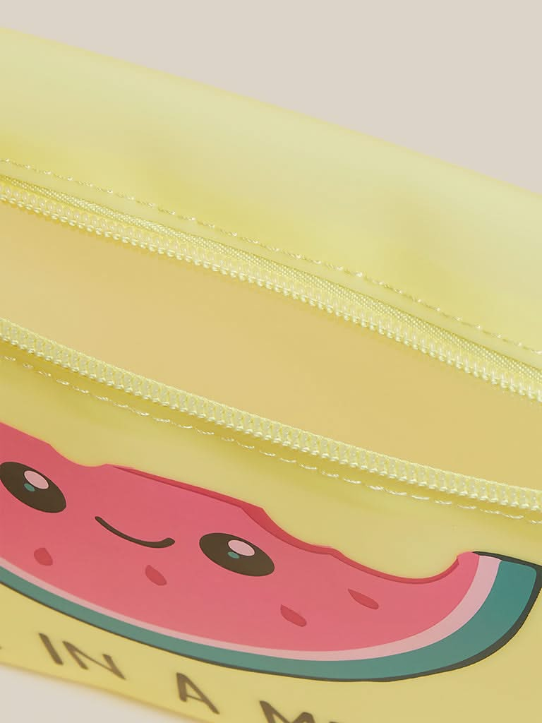 Studiowest Yellow Watermelon Design Pouch