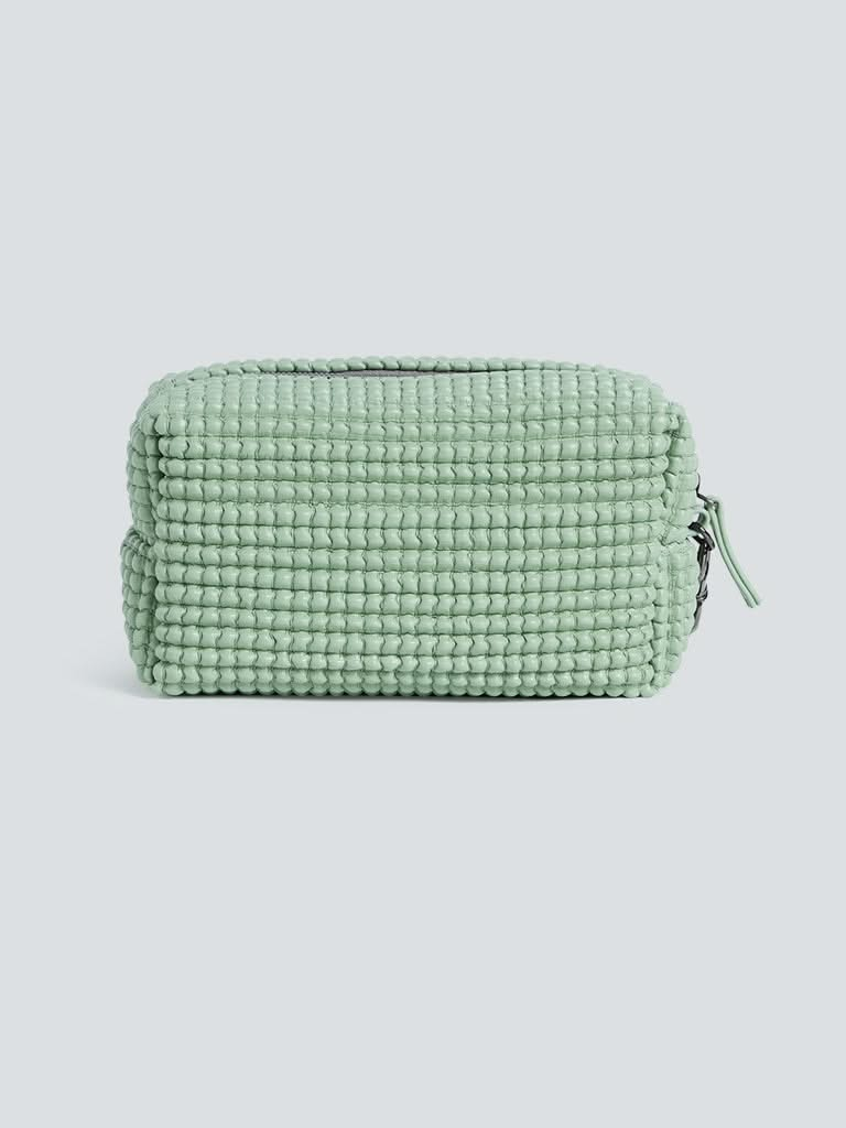 Studiowest Green Textured Makeup Pouch