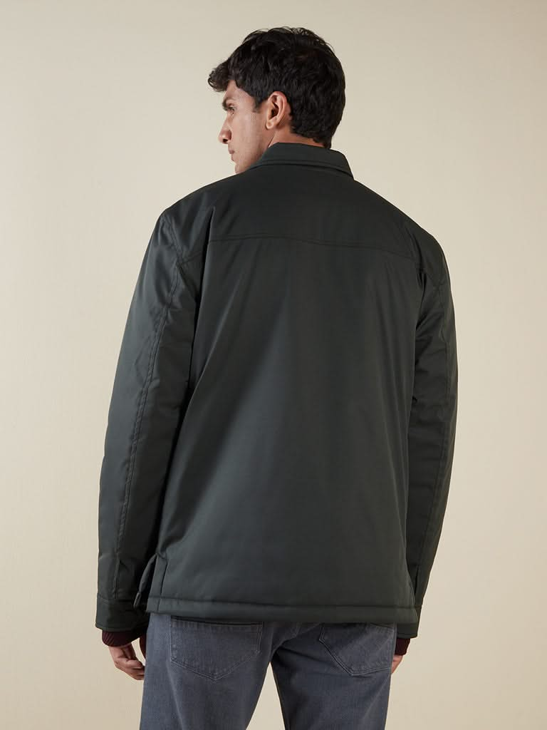 Ascot Olive Relaxed-Fit Jacket