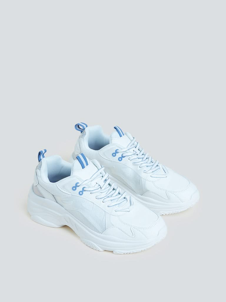 LUNA BLU White Chunky Sneakers