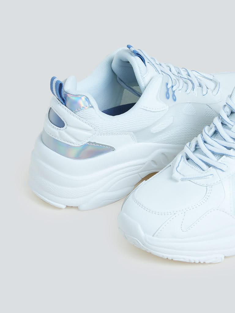 LUNA BLU White Chunky Sneakers