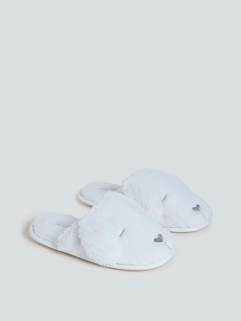 LUNA BLU Oat Dog-Design Bathroom Slippers