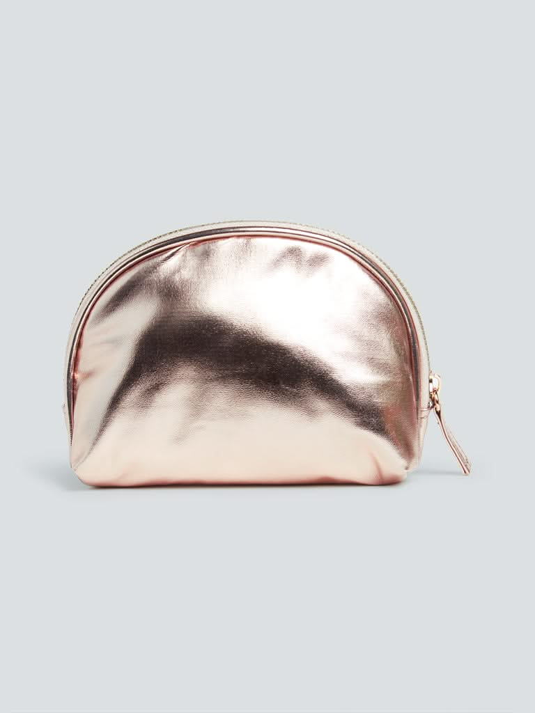 Studiowest Rose Gold Holographic Design Pouch