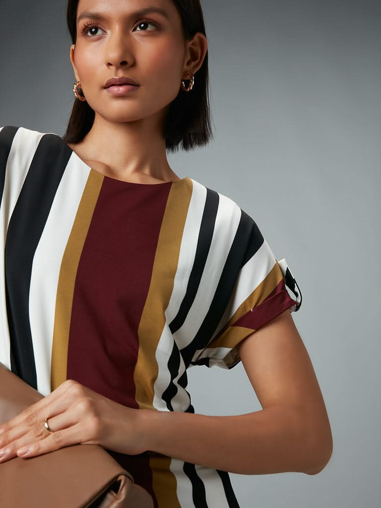 Wardrobe Multicolour Striped Dress