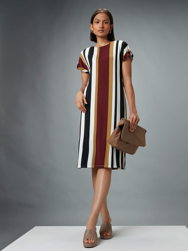 Wardrobe Multicolour Striped Dress