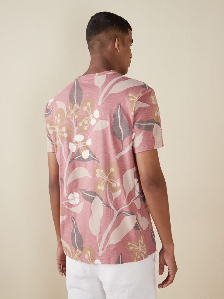 ETA Desert Rose Floral Print Slim-Fit T-Shirt