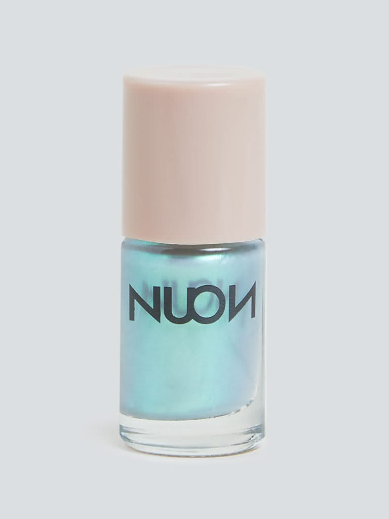 Nuon Blue Glossy Nail Polish